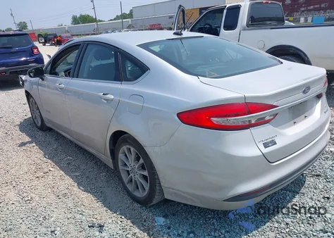 2017 Ford Fusion Hybrid Se из США, поврежденный, VIN 3FA6P0LU8HR380632